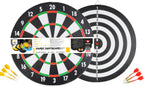 Longfield dartbord papier, dikte 1 cm met 6 darts