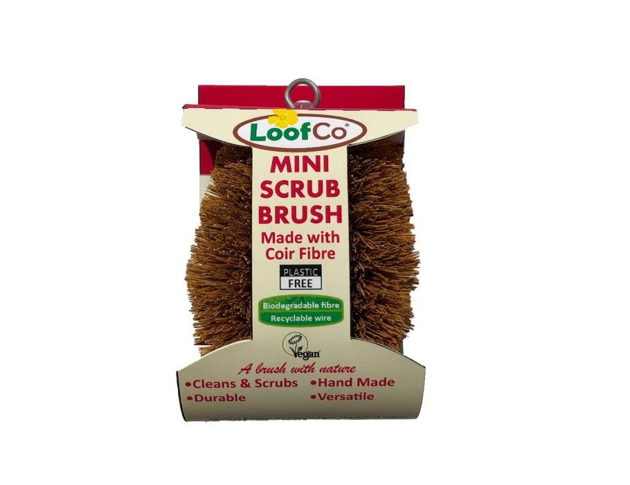 Loofco mini afwasborstel - kokos