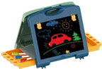 Luna Tekenbord junior 40-delig blauw groen