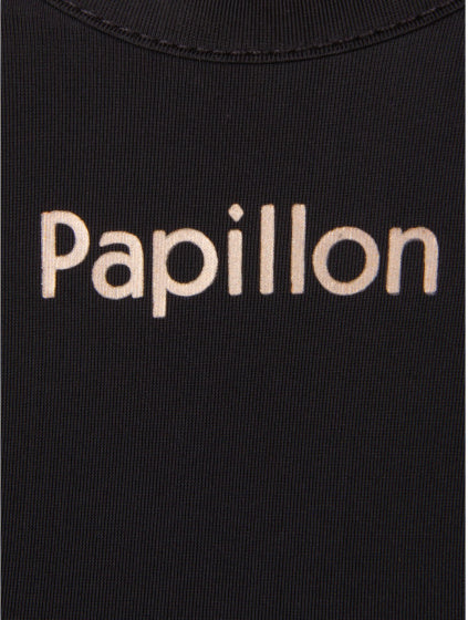 Papillon Singlet fitness shirt dames zwart maat XL