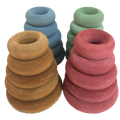 Papoose Toys Papoose Toys Earth Doughnuts 20pc