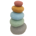 Papoose Toys Papoose Toys Earth Stacking set 5pc