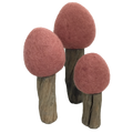 Papoose Toys Papoose Toys Earth Trees Autumn 3pc