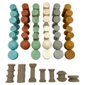 Papoose Toys Papoose Toys Mini Earth Spools 49pc