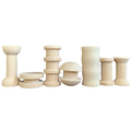 Papoose Toys Papoose Toys Mini Natural Spool Set 49pc