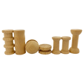 Papoose Toys Papoose Toys Mini Natural Spool Set 7pc