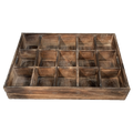 Papoose Toys Papoose Toys Natural Sorting Tray 15 divisions