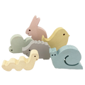 Papoose Toys Papoose Toys Pastel Wood Garden 6pc
