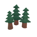 Papoose Toys Papoose Toys Pine Trees 3