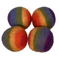 Papoose Toys Papoose Toys Rainbow Ball 7.5cm 4pieces