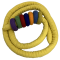 Papoose Toys Papoose Toys Yellow Felt Rope and 7 Felt Doughnuts