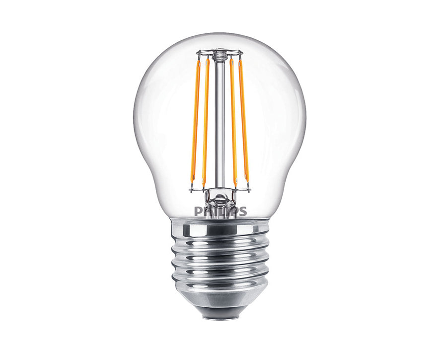 Philips led kogel e27 3,4-40w 2700k filament helder dimbaar - led3746