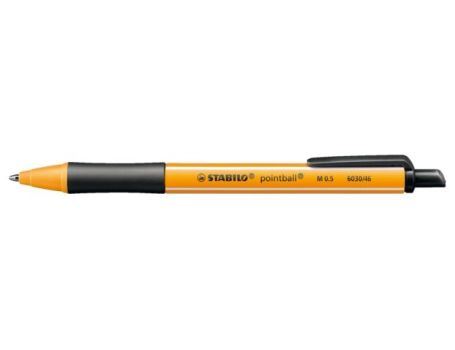 Stabilo pointball balpen - zwart