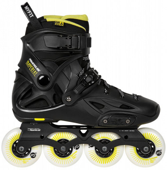 Powerslide Inline skates Imperial One 88A hardboot zwart mt 39 40