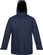 Palben Parkajack Waterproof Heren Marineblauw Maat 3XL