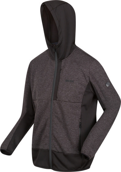 Regatta Bresdon softshelljas heren zwart grijs maat XL
