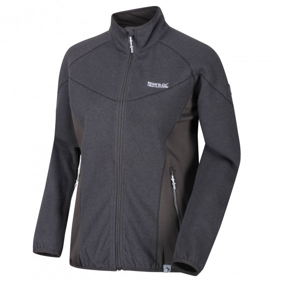Regatta Outdoorvest Kestor dames wol polyester grijs maat XXS