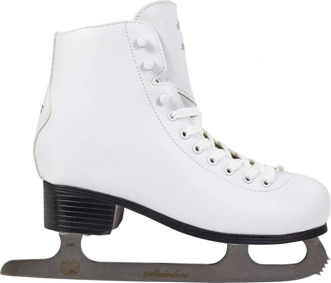 Roces – paradise – kunstschaatsen – schaatsen dames – wit – klassieke stabiliteit rvs ijzer – maat eu 39