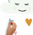 Roommates Muursticker Rainbow Hearts 112 cm vinyl 47-delig