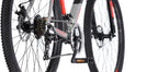Rucanor Lux 27.5 Inch 46 cm Heren 21V Mechanische schijfrem Zilver Rood