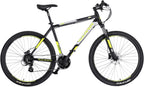 Rucanor Lux 27.5 Inch 46 cm Heren 24V Hydraulische schijfrem Zwart Geel
