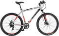Rucanor Lux 27.5 Inch 51 cm Heren 21V Mechanische schijfrem Zilver Rood