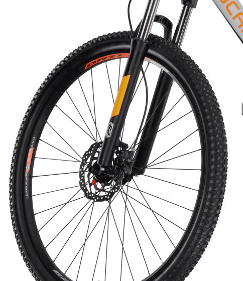 Rucanor Lux 29 Inch 48 cm Heren 24V Hydraulische schijfrem Zwart Oranje