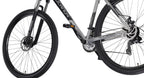Rucanor Lux 29 Inch 53 cm Heren 21V Mechanische schijfrem Zilver Zwart