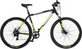Rucanor Lux 29 Inch 53 cm Heren 21V Mechanische schijfrem Zwart Geel