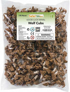 Safari Wolvenwelpjes speelset 2,5 cm 192-delig