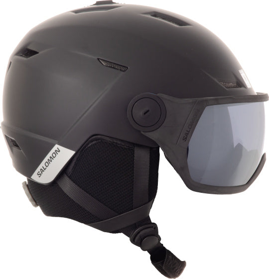 Salomon Pioneer LT Visor skihelm unisex matzwart maat 59-62 cm (L)
