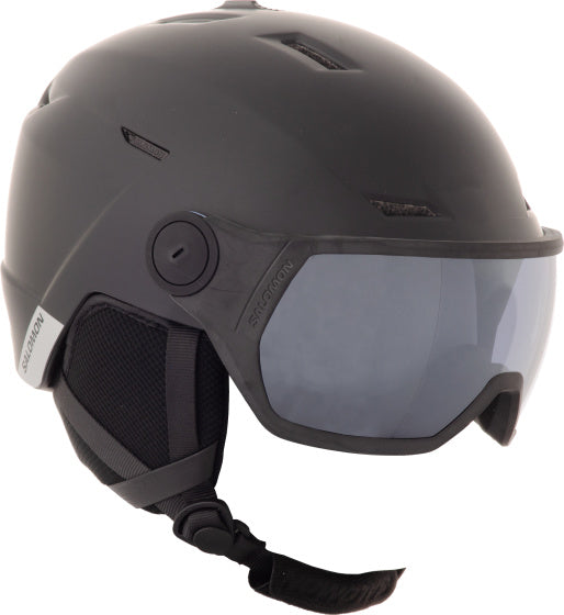 Salomon Pioneer LT Visor skihelm unisex matzwart maat 59-62 cm (L)