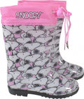 Peanuts Regenlaarzen Snoopy meisjes PVC roze wit maat 28-29