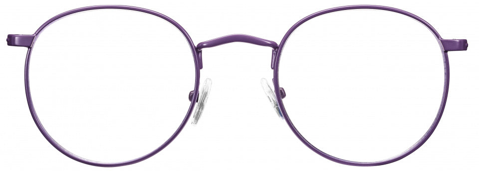 Solar Leesbril ovaal unisex acryl violet sterkte +1,50