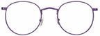 Solar Leesbril ovaal unisex acryl violet sterkte +1,50