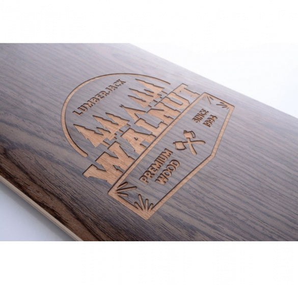 Tempish Longboard Walnut 99 x 21 cm zwart bruin