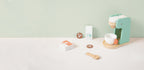 Tooky toy Houten Koffiezetapparaat met Accessoires 7-delig