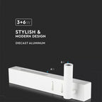 V-tac Wandlamp VT-2953 led 30 cm 9W 3000K 680lm wit