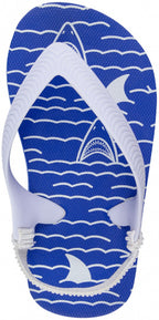Waimea Teenslippers Acapulco junior PVC blauw wit maat 25