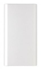 Xd collection Powerbank draadloos 10.000 mAh 12,5 cm alu zilver